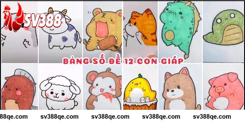 SV388 bảng số đề 12 con giáp vốn có từ lâu đời